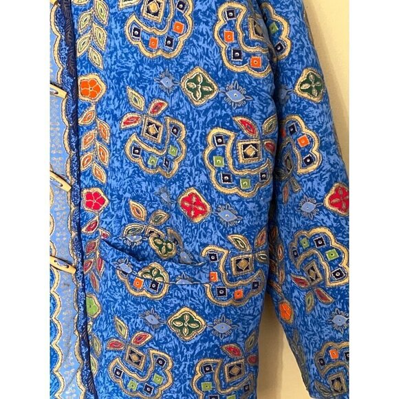 Quilted Chore Jaket Smithsonian Institution Barn Hand Made Pockets - Picture 6 of 12